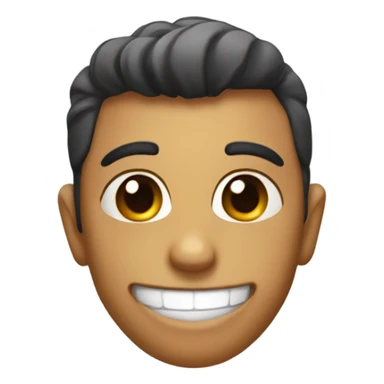 Cheeky flirty face sticker