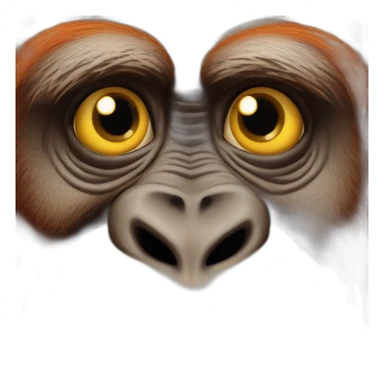 dgungelskog orangutan sticker