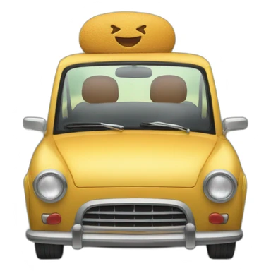 chat sur une voiture sticker