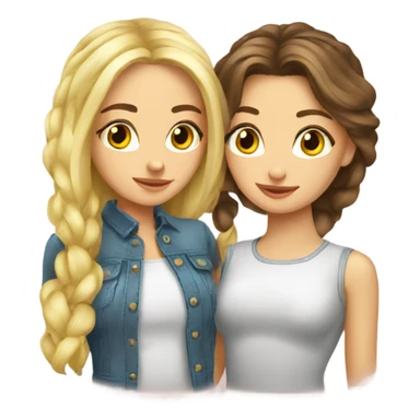 russian-duo-girls-best-friends sticker