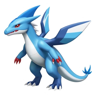 Latios-Latias-Salamence-Salandit-Zekrom-Dialga-Amaura-Palkia-fusion-Fakémon-Pokémon-creature (Full body) sticker