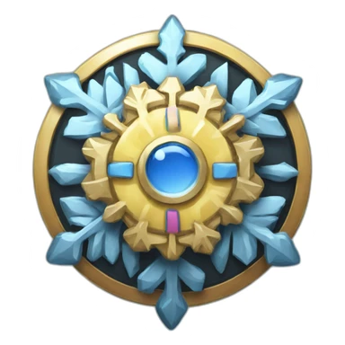 badge, medal, new year, snowflake, pokemon, picture, paint, draw sticker