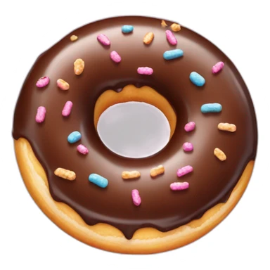 Donuts sucrée au sucre sticker