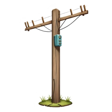 Telephone Pole sticker
