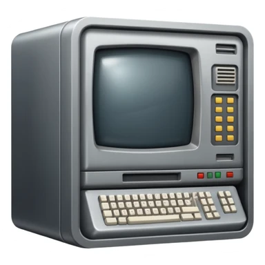 Early mainframe computer sticker