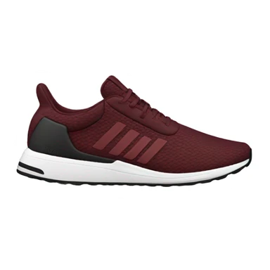 adidas burgundy running shoes sticker