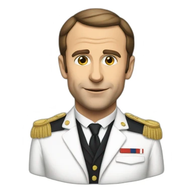 Macron sur le dos de zemour sticker