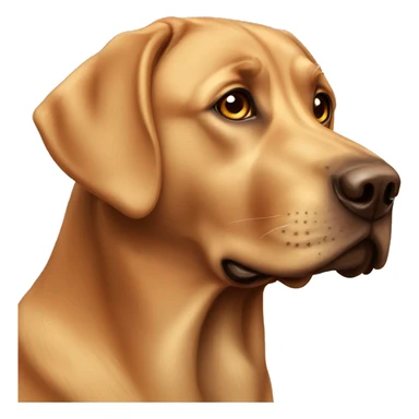 Brown Labrador  sticker