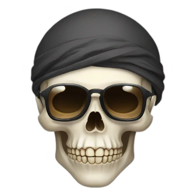 skull modiji yogi mix sticker