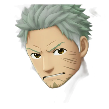 Zoro with wear wano kuni sticker