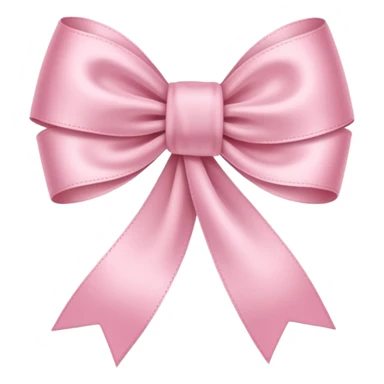 Ribbon which color is a light pink sticker