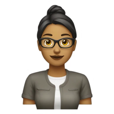 Female-programmer-working-for-zendesk sticker