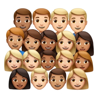 countless people emoji sticker