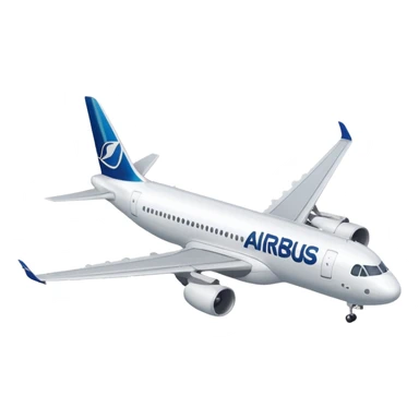 Airbus A320 of Airbus company sticker