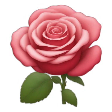 rose red sticker