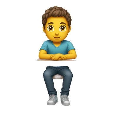 sit on table sticker