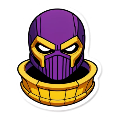 Thanos squid game sticker