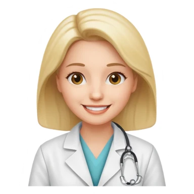 Dottoressa/medico in camice  sticker