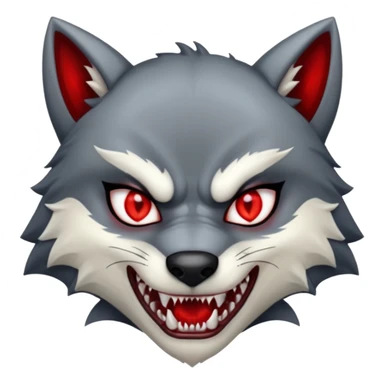 A high bread of vampire and wolf  sticker