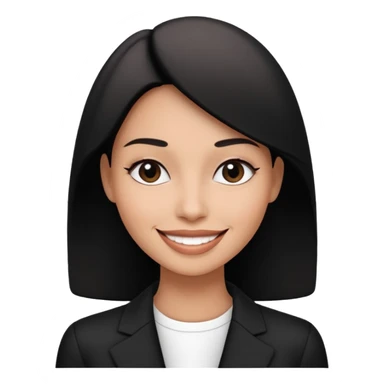 Fashion Black&White woman sticker