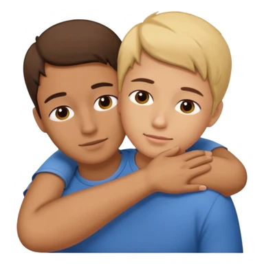 Hand on placed on somebody else’s shoulder to support  sticker