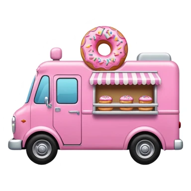 amazing donut truck sticker