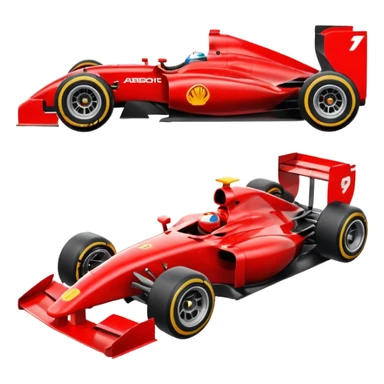Formula 1 car sticker