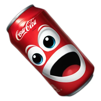 cocacola can jumpscare sticker