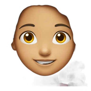 niña feliz de kinder sticker