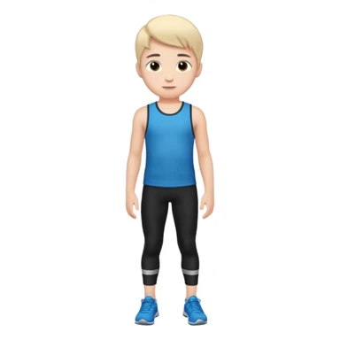 boy in leggings sticker