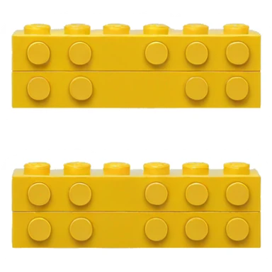 Yellow lego brick sticker