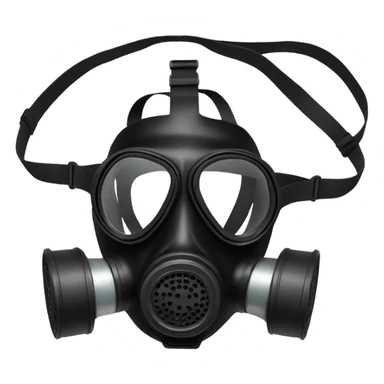 Gas mask sticker