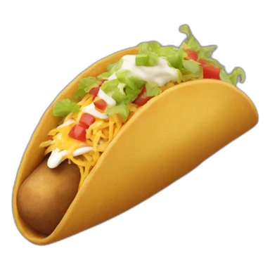 Taco Bell potato taco sticker