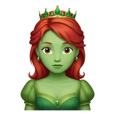 Princess Fiona from Shrek movie sticker