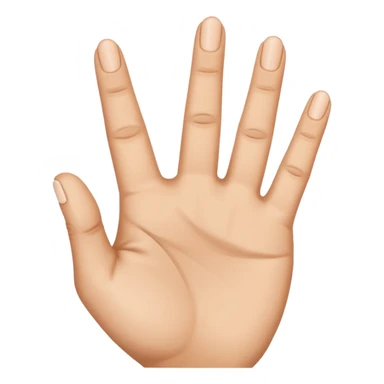 des doigt faisais le chiffre 2 et les autre doigt ferme  sticker