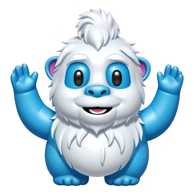 jeff koons yeti inflatable pinata sticker
