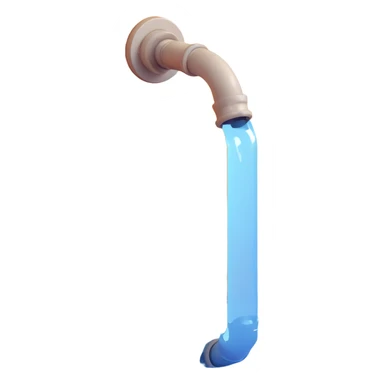 
3D render of a cracked pipe with water dripping from it, Pixar-style, clean and realistic, soft reflections, isolated on white background, professional and colorful

 sticker