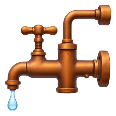 rusty faucet sticker