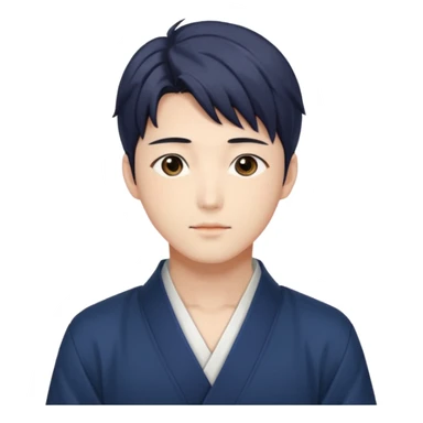 Cute Sexy Korean Japanese Handsome Attractive Romantic Shoujo-Anime-style semi-realistic gentleMan   sticker