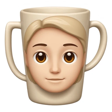 less details on the face, maybe a mix of the cup with 🙂 sticker