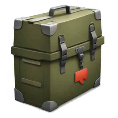 Military box sticker