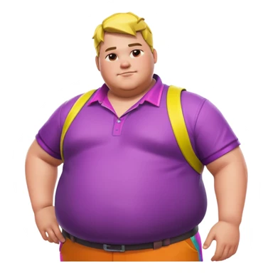 Fortnite person that really fat sticker