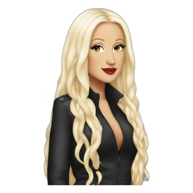 christina aguilera sticker