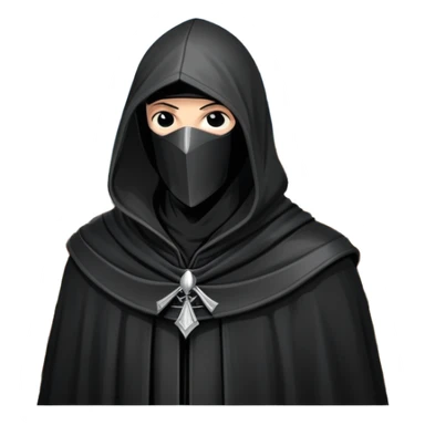 icon featuring Assasin's Creed in an iconic assassin's hood, standing tall against the backdrop of Florence. The design captures the essence of adventure, with intricate details of historical architecture and a sense of mystery. The character is poised, ready for action. transparent background. sticker