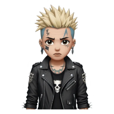 Punk culture sticker