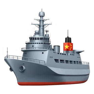 Chinese Navy ship sticker