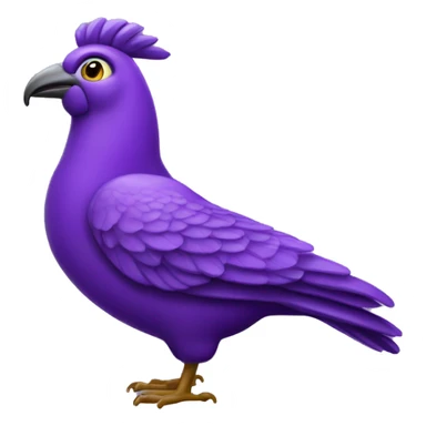 Purple Liverbird sticker
