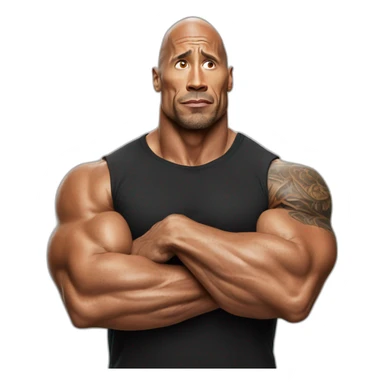 dwayne the rock johnson bored sticker