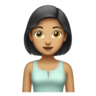 indonesian girl sticker