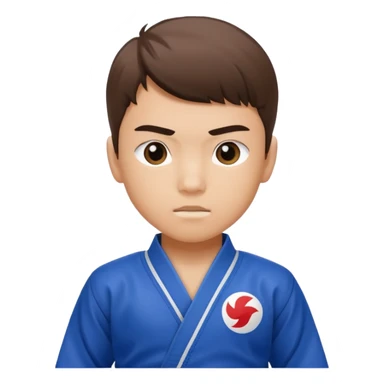 Taekwondo Kid pose sticker